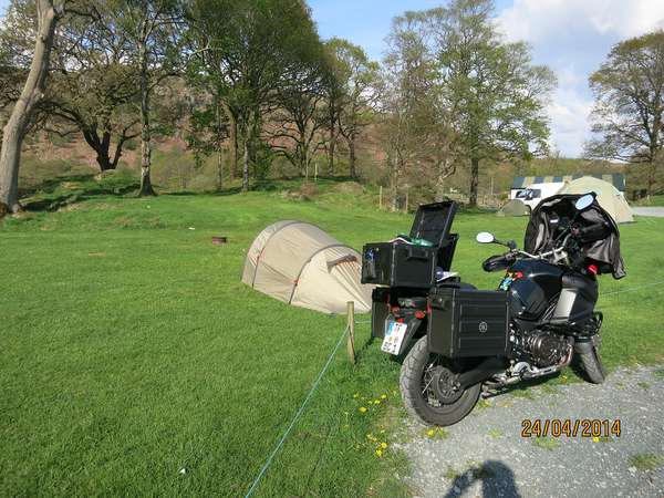 ...zum Fishground Campsite in Eskdale