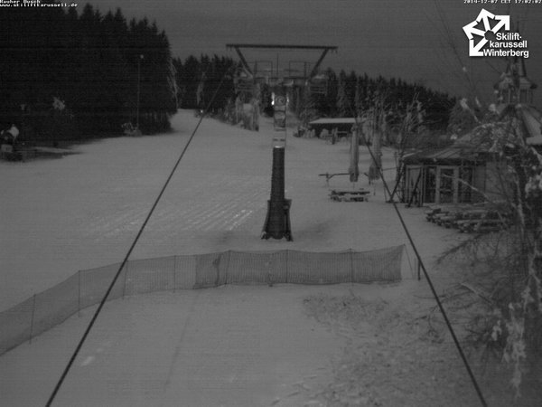 Webcam Sesselbahn Rauher Busch 2014.12.07/ 17.02