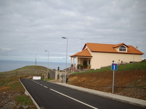 Die gesperrte Zufahrt