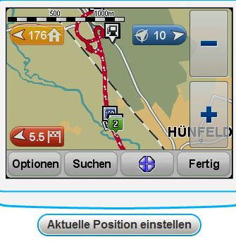 Beispiel für eine Schleife auf mehrsp. Bundesstr.