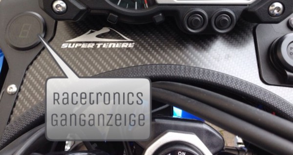 Ganganzeige von Racetronics